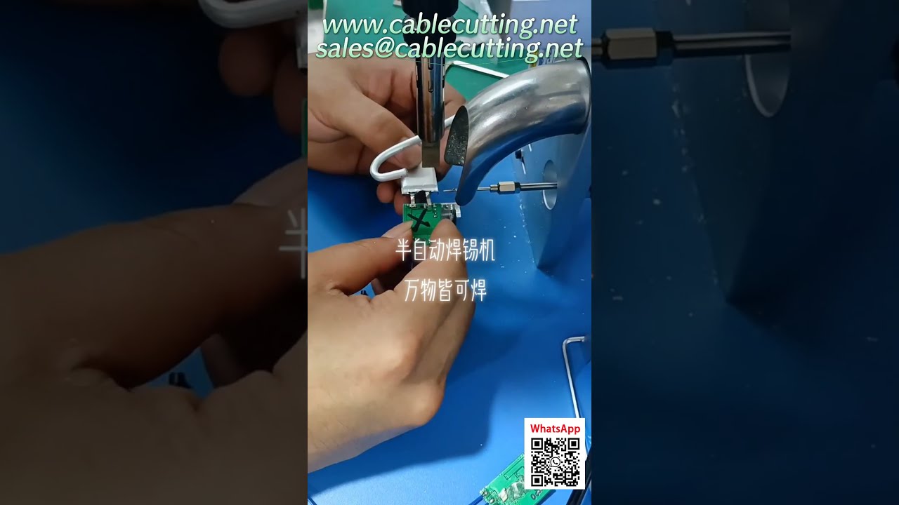 Automatic Wire Cutting Stripping and Tinning Machine for PCB Assembly