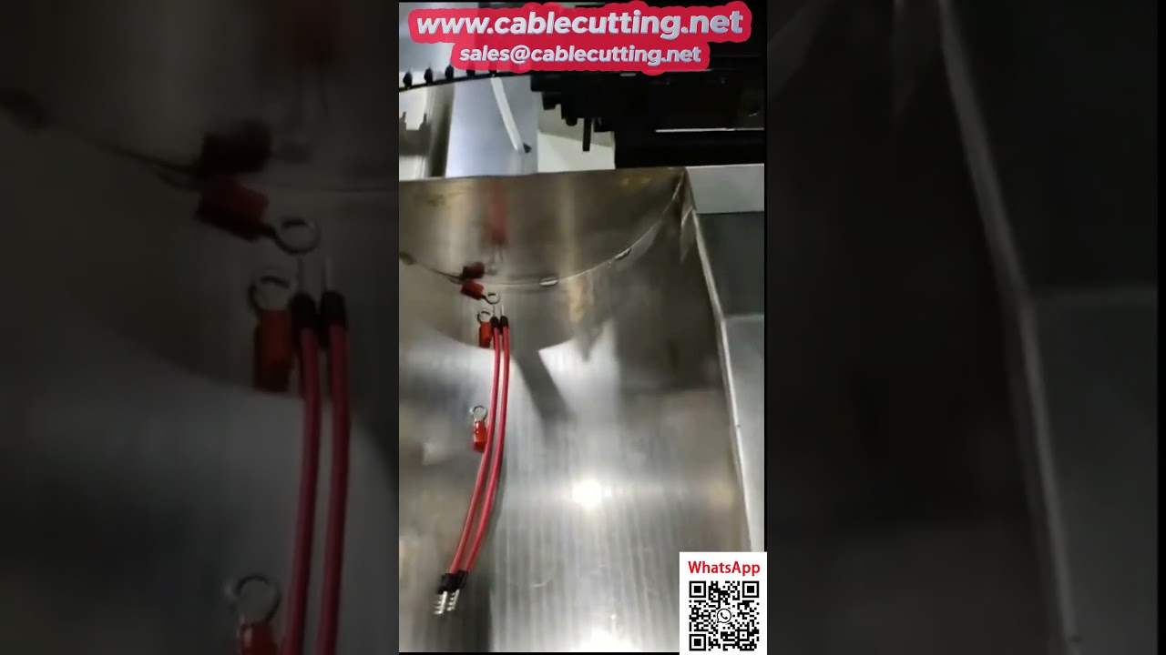 Automatic Pre-Insulated Terminal Crimping and Wire Stripping Machine