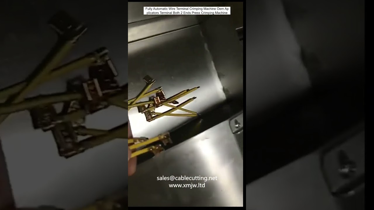 Fully Automatic Wire Terminal Crimping Machine for Both Ends, OEM Applicators