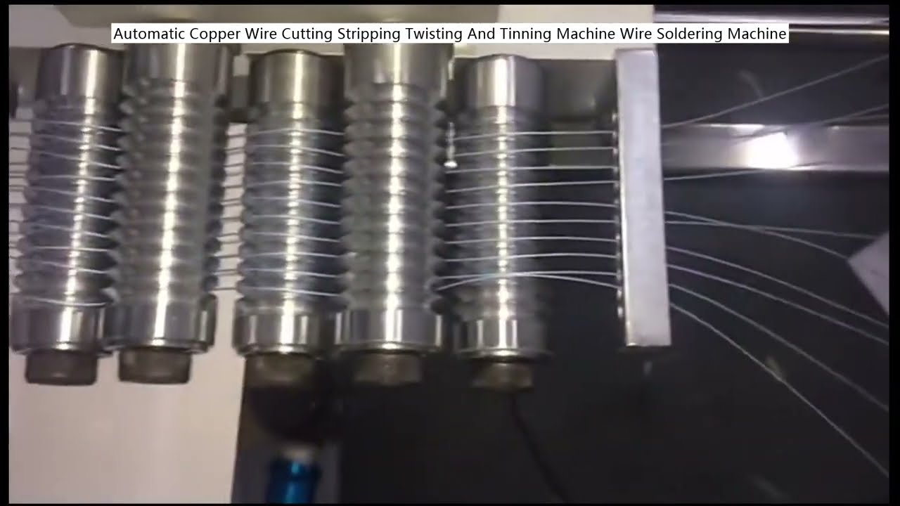 Automatic Copper Wire Cutting Stripping Twisting And Tinning Machine Wire Soldering Machine