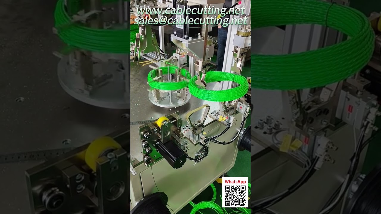 Automatic Bundling Machine for Fish Tape and Wire Pullers