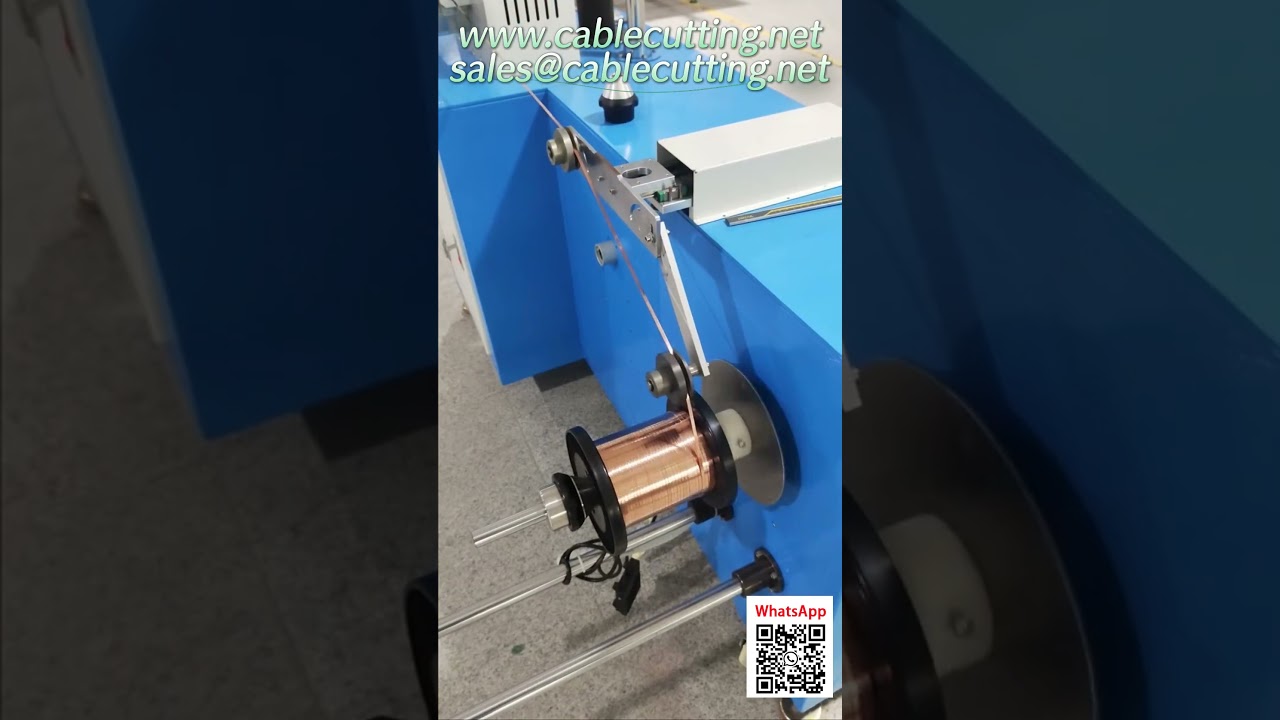 Automatic Steel Wire Winding & Spooling Machine with Auto Metering & Cutting