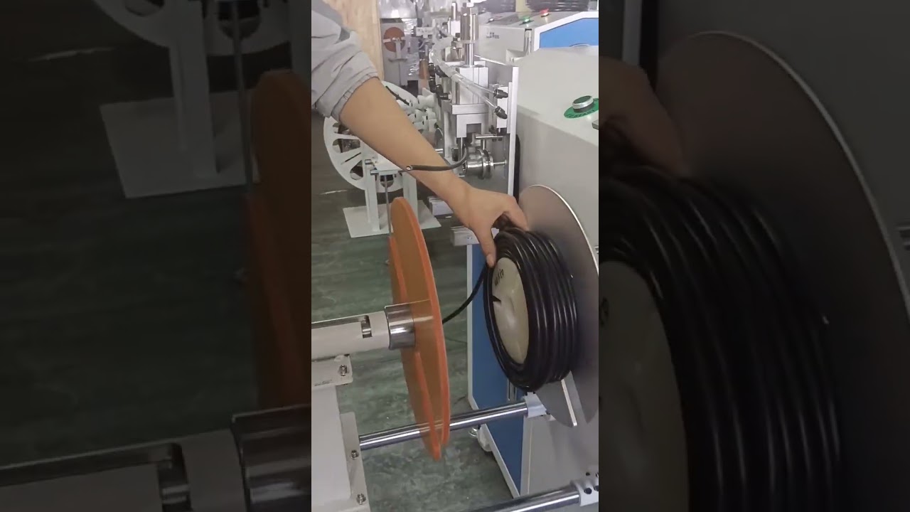 Electric Cable Automatic Meter Counting Traversing Cutting & Coiling Machine Precise Metering
