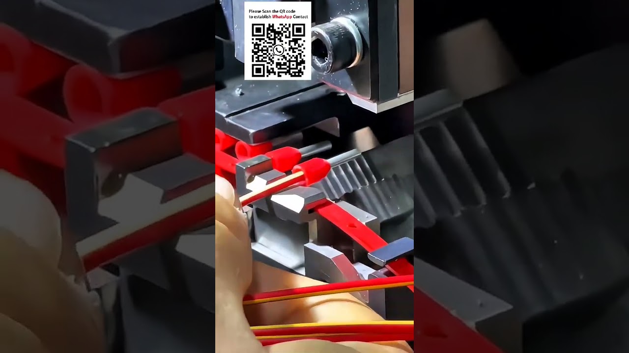 Semi-Automatic Silent Terminal Crimping Press with Quick OTP Applicator Change