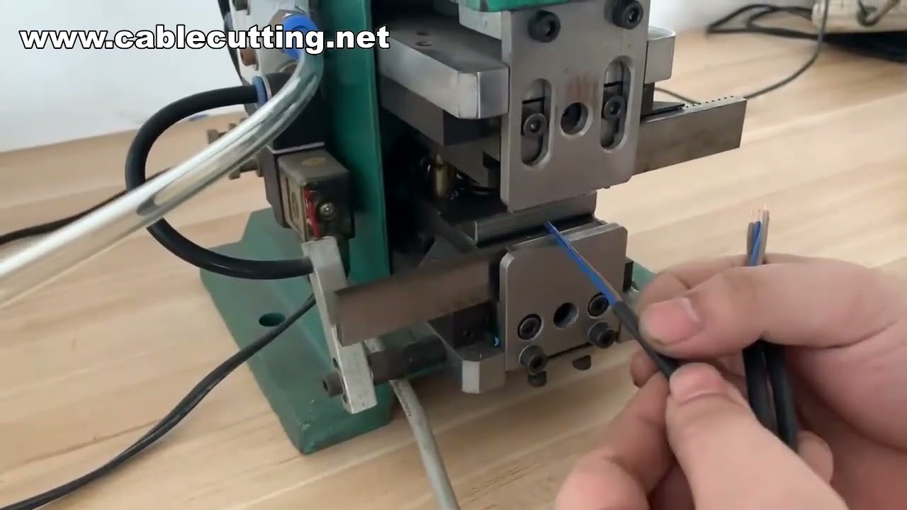 Pneumatic Wire Cable Stripping and Twisting Machine