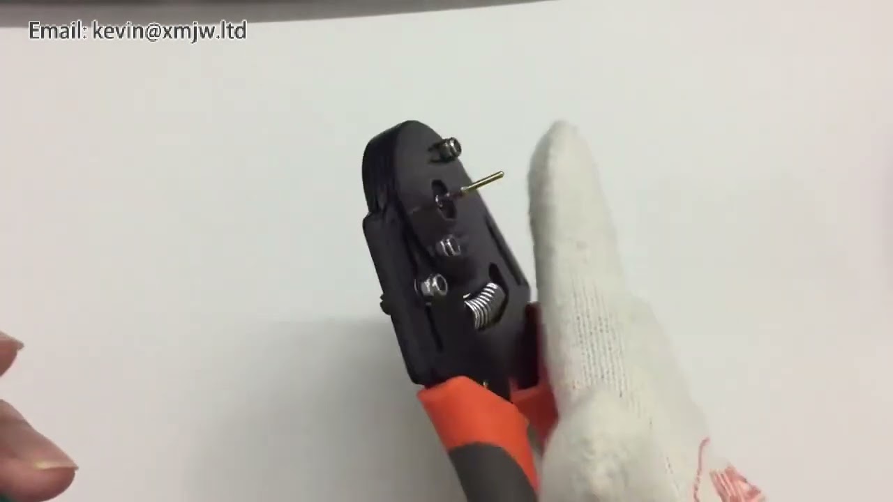 Small Portable Handheld Aviation Plug Pin Crimping Pliers Test Probe Male and Female Needle Four-Cor