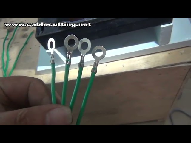 Semi-Automatic Wire Crimping Machine for 10-Sqmm Cable and Terminal Crimp