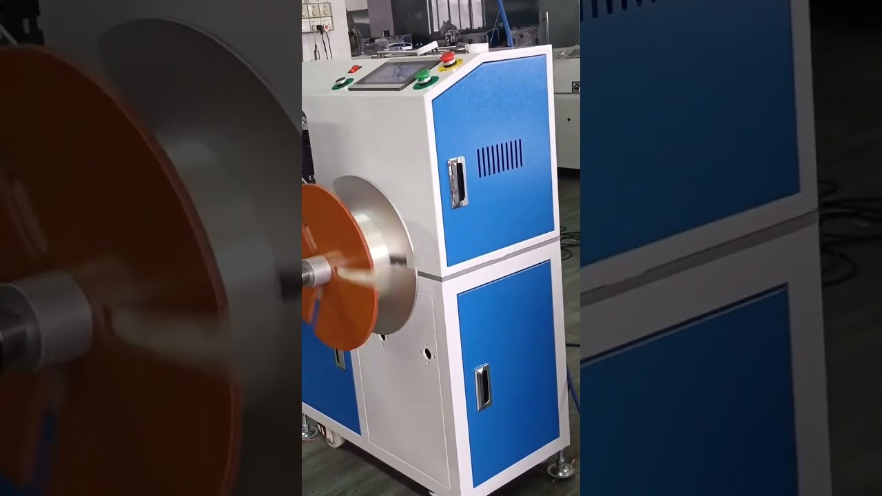 Automatic Meter Counting, Sorting, Cutting & Tube Coiling Machine for Hoses #factory #machine