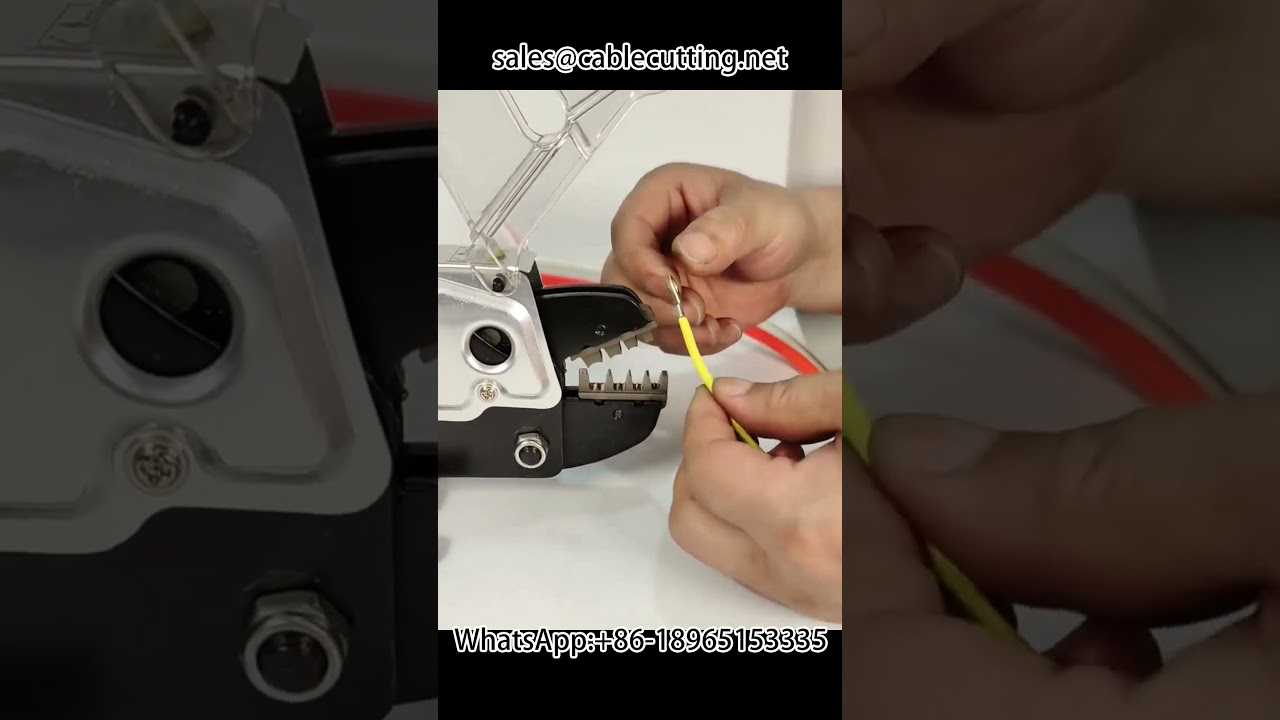 Pneumatic Crimping Pliers with Interchangeable Mould for Multiple Terminals