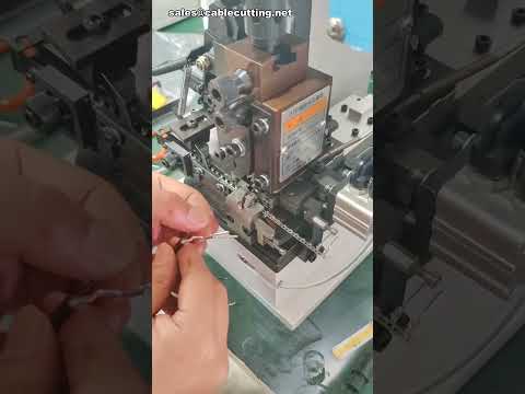 Wire Stripping and Crimping Machine - Single End Stripper Crimper