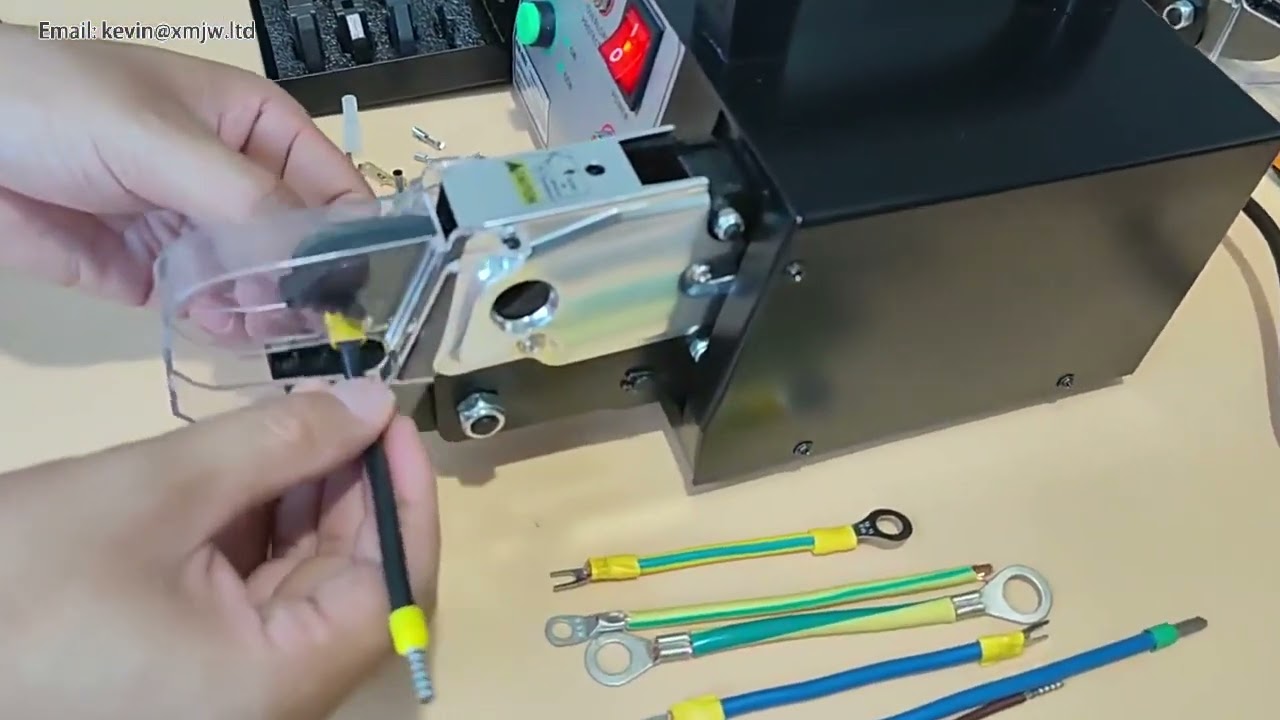 0.25-16mm² Automatic Electrical Terminal Crimping Machine EM-6-B-2 EM-6-B-1 with Exchangeable Die Sets