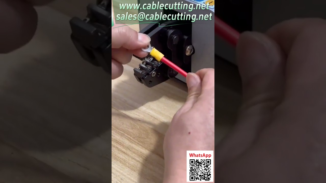 Wire Terminal Crimping Machine for 0.25-16mm² Wires, Multi-Tool Die Set