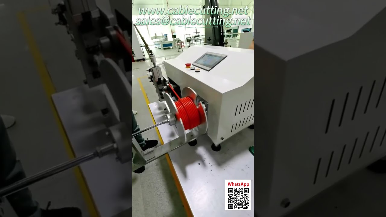 3-in-1 Automatic Cable Winding Machine with Metering, Cutting & Neat Traversing