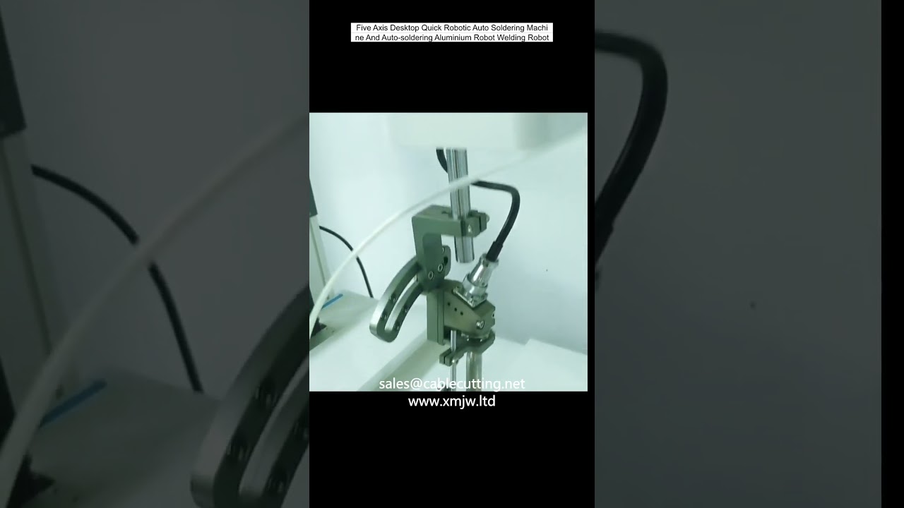 Five Axis Desktop Quick Robotic Auto Soldering Machine And Auto soldering Aluminium Robot Welding Ro