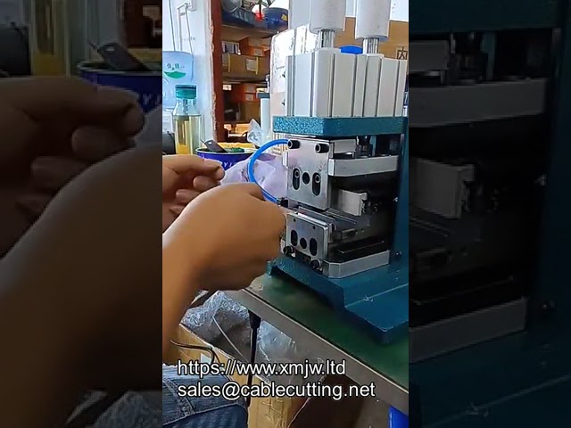 WPM-3FN Electrical Pneumatic Vertical Wire Stripping and Twisting Machine