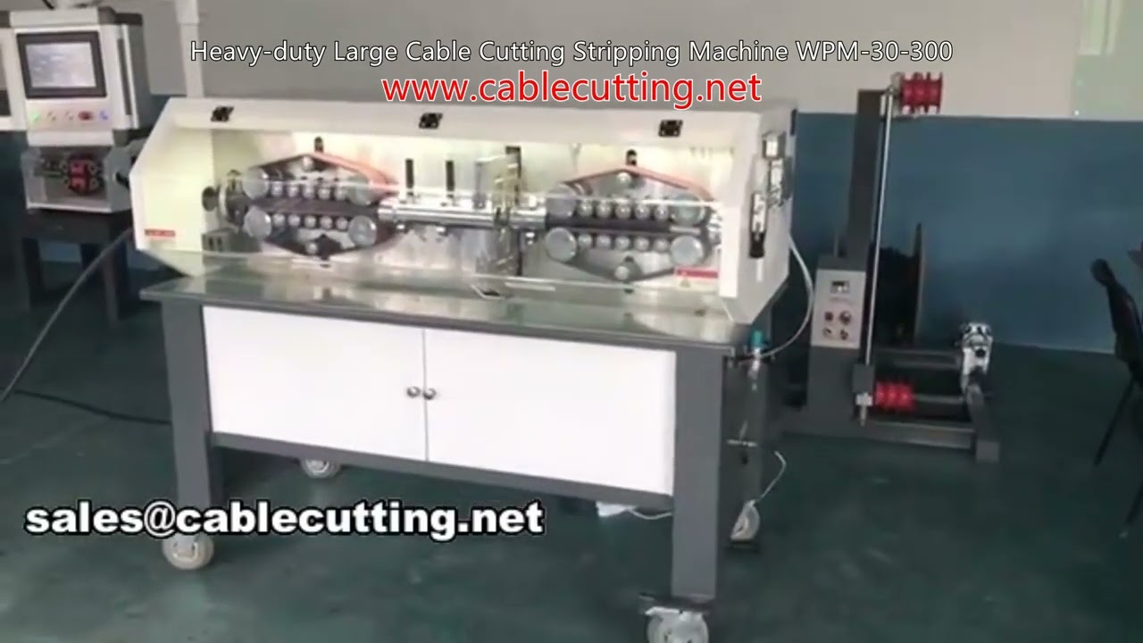 large cable cutting stripping machine WPM-30-300