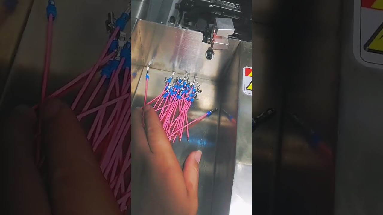 Fully Automatic Waterproof Plug Insertion Terminal Machine - First Insert, Then Strip for Soft Wire