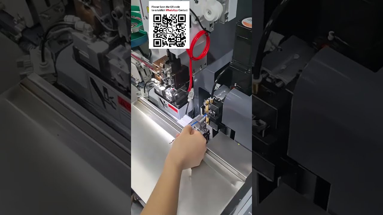 Automatic Loose Piece Terminal Stripping & Crimping Machine #Wire Harness Processing