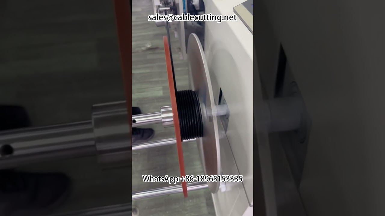 Meter counting the most accurate winding machine #wire winding machine #wire processing #wire and ca