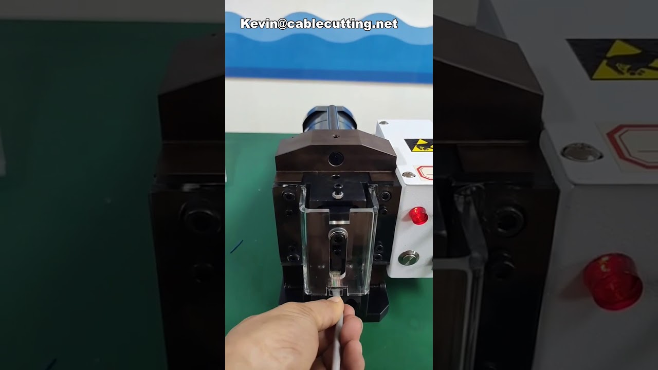 Mini Plug Cat6 Cat5 Rg-45 Metal 8 Pin Ethernet Rj-45 Connector Automatic Crimping Machine