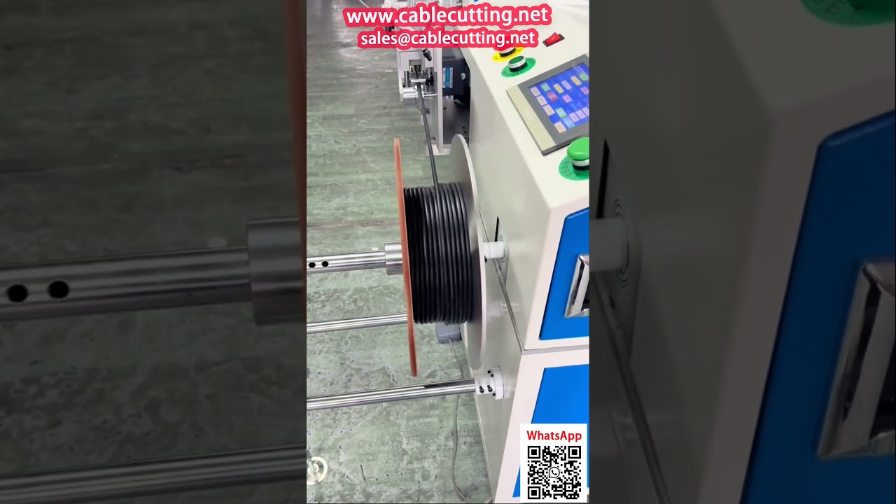 Automatic Counting, Aligning, Winding, and Cutting Machine for Network Cable