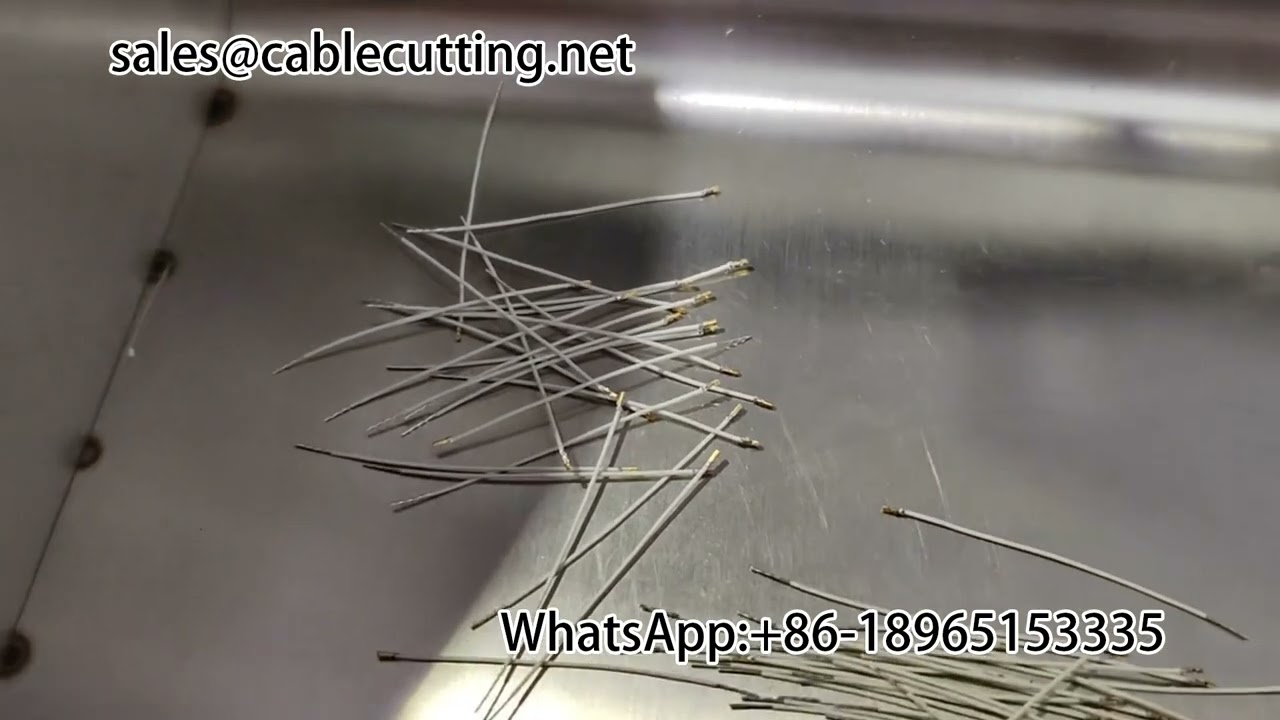 Five wire playing end sticky tin machine #ultra fine wire harness equipment #stripping machine