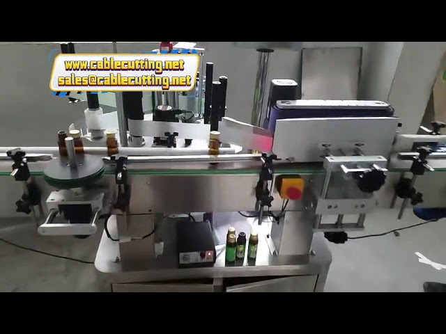Round Bottle Labeling Machine for Eye Drop and Essential Oil Containers