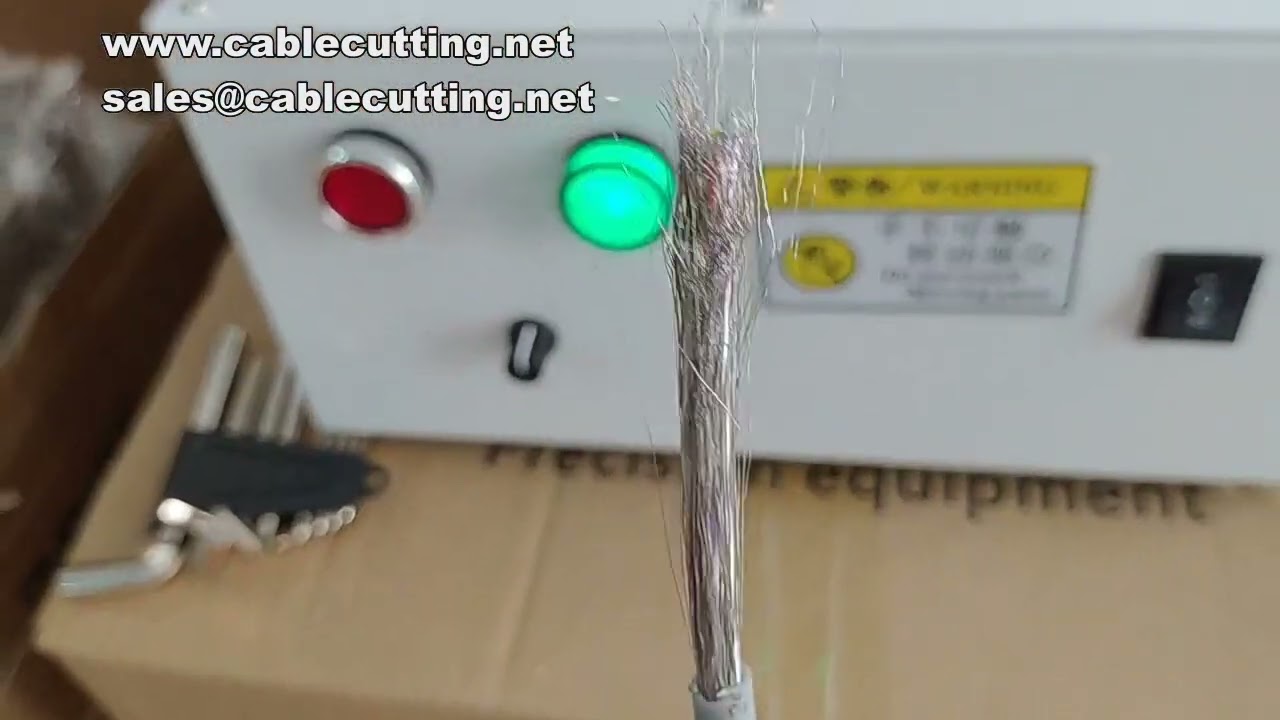 Shield wire high-speed brush wire splitter stripping machine, shield net brush wire machine