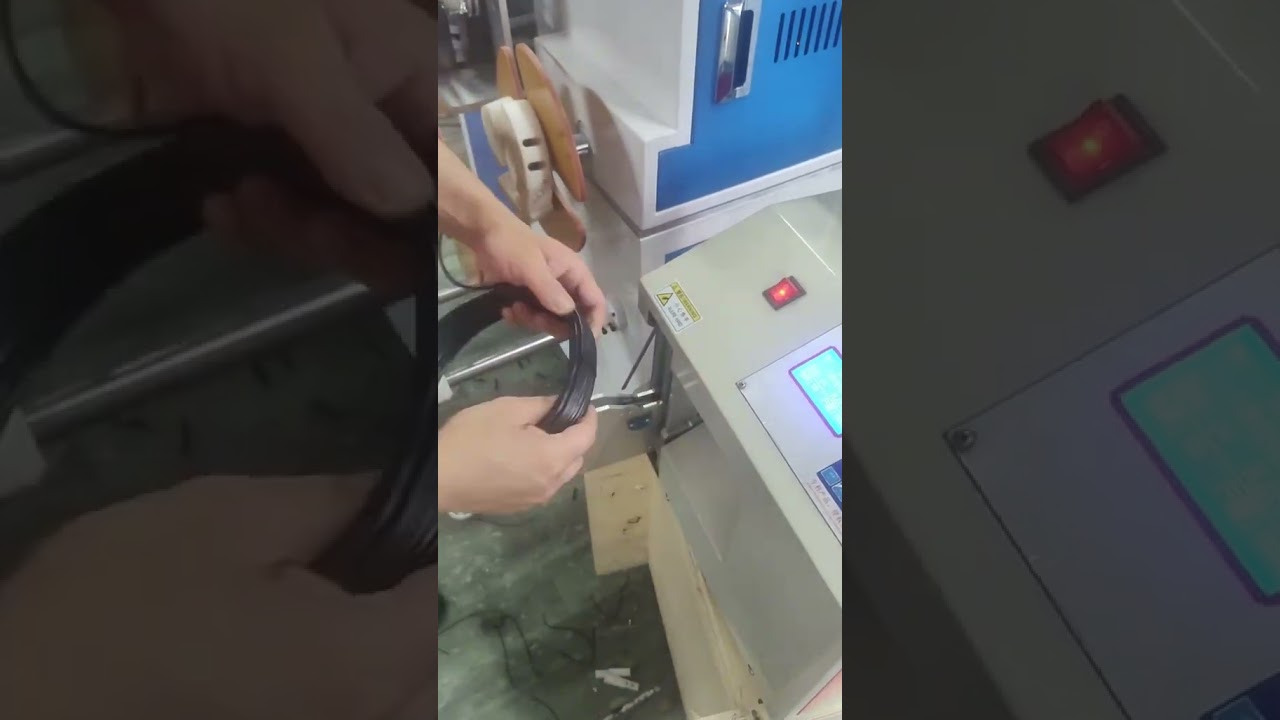 Automated Wire Metering, Stripping, and Coiling Machine