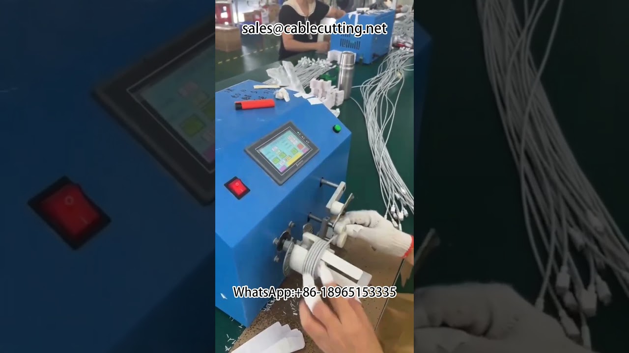 Paper Card and Data Cable Winding Machine for Automotive and DIY