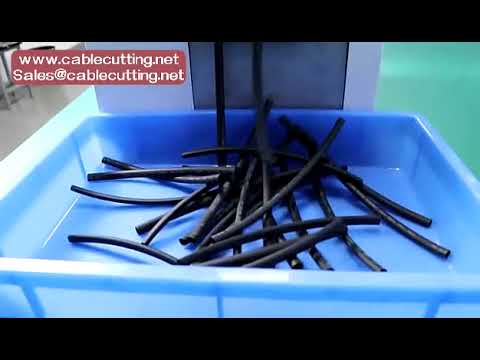 rubber pipe plastic PET PVC PP PU pipe hose Heat Shrinkable Casing tube cutting machine