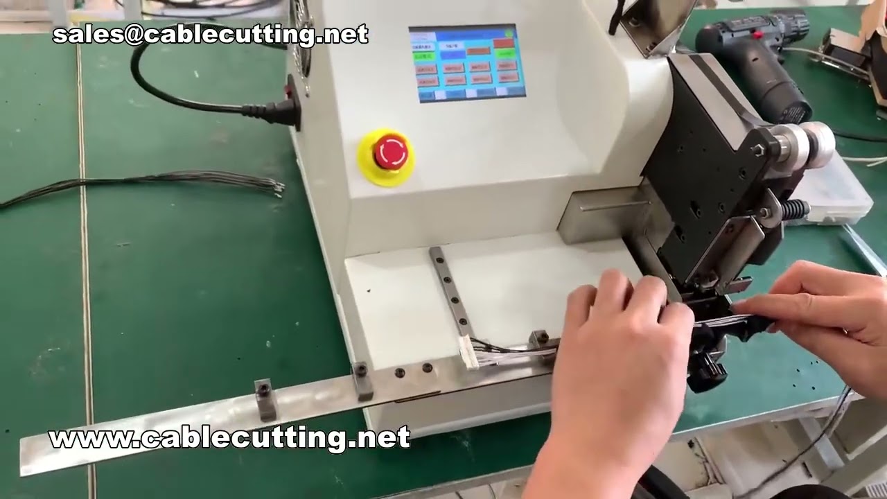 Spot Taping Machine with Length Positioning Guide for Wire Harness Wrapping | Factory Automation