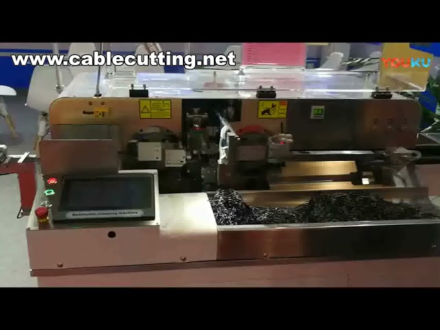 Automatic Wire Cutting and Stripping Machine with Tinning | Cable Wire Processing