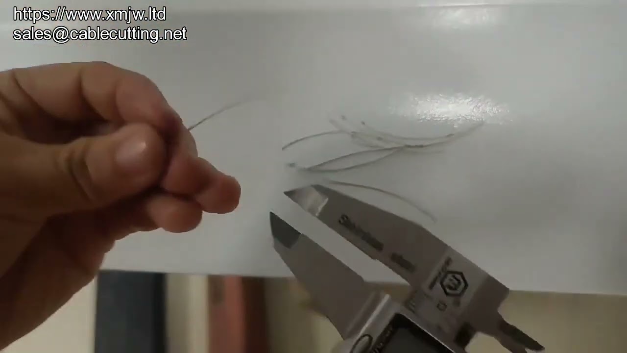 4-sqmm Double Small Electronic Cable Wire Automatic Cutting and Stripping Machine