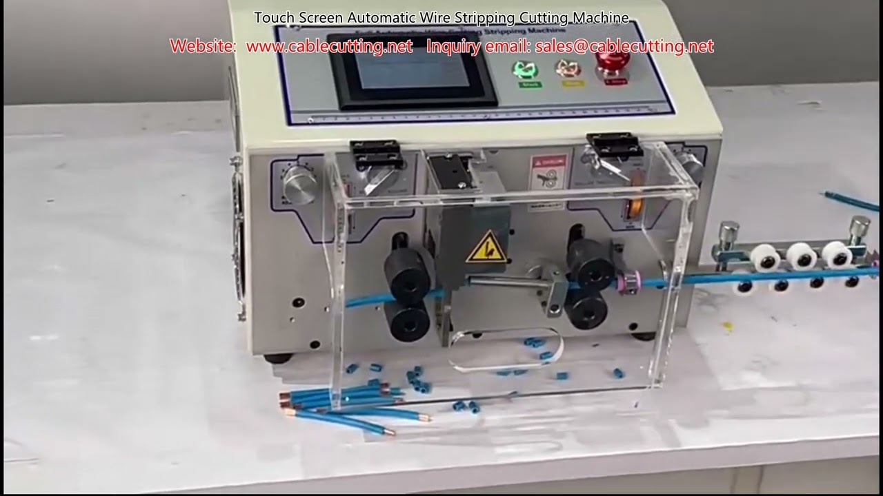 Touch Screen Automatic Wire Stripping Cutting Machine